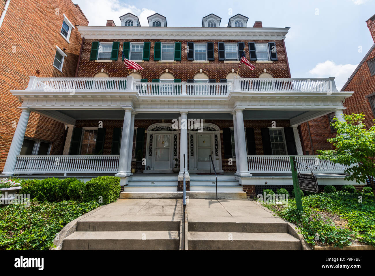 Historic Building In Frederick Maryland Stock Photo 211930418