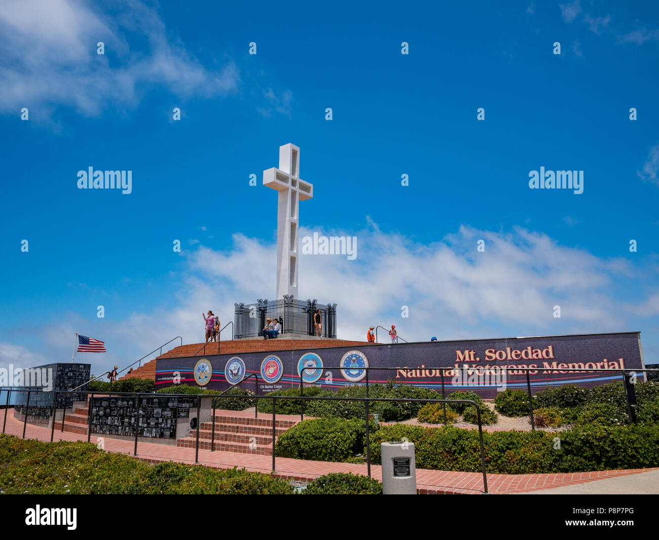 San Diego Jun 29 The Beautiful Mt Soledad National Veterans Memorial On Jun 29 2018 At San 4614