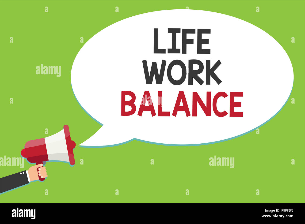 Conceptual hand writing showing Life Work Balance. Business photo text ...
