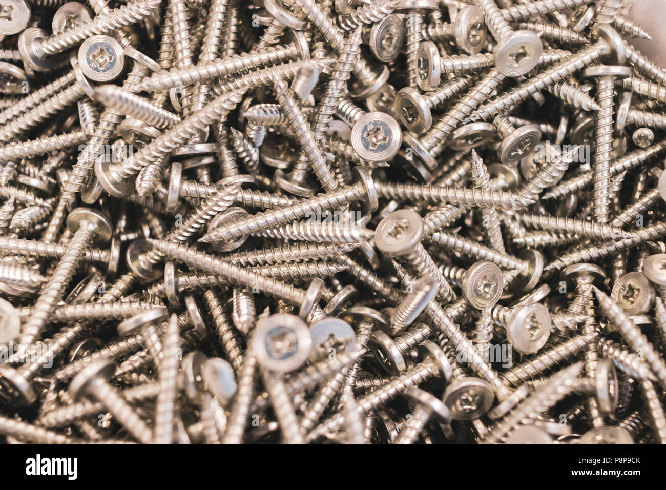 Collection of Screws in bucket Stock Photo - Alamy