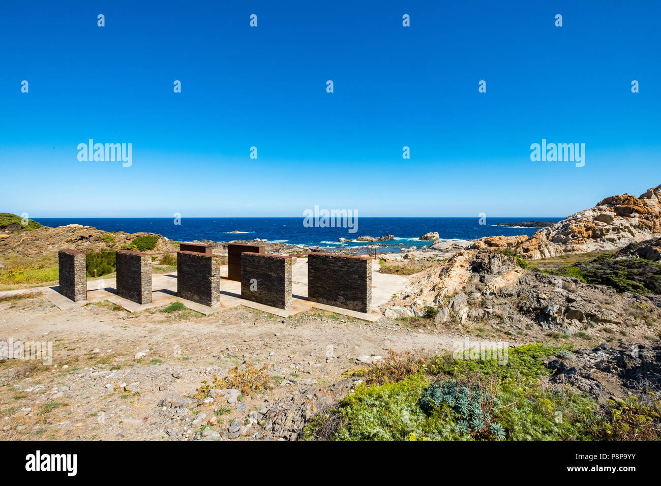 In Cap De Creus A Club Med Was Deconstructed With The Idea Of Recovering The Landscape Of This Part Of The Costa Brava In Its Place Small Intervent Stock Photo Alamy