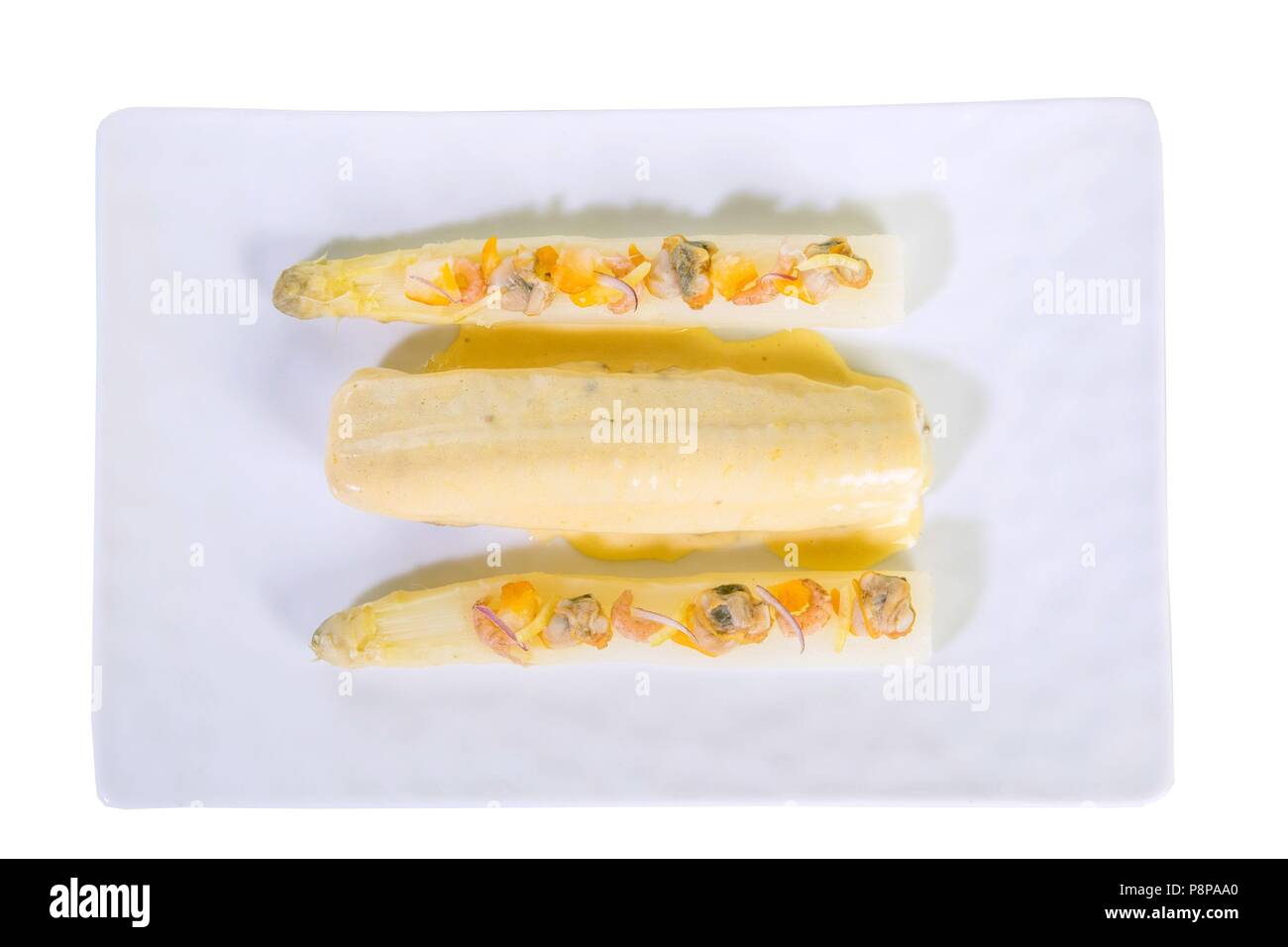COOKERY, COOKING, RECIPE FROM THE MICHELIN-STARRED CHEF LAURENT CLEMENT, COURS GABRIEL, CHARTRES Stock Photo