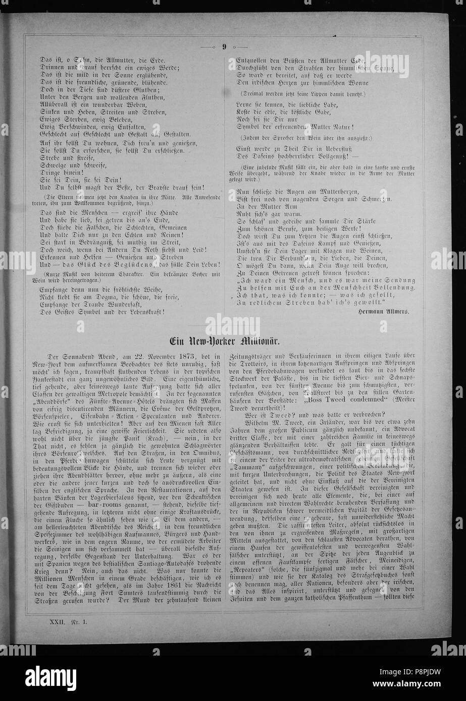 . 174 Die Gartenlaube (1874) 009 Stock Photo - Alamy