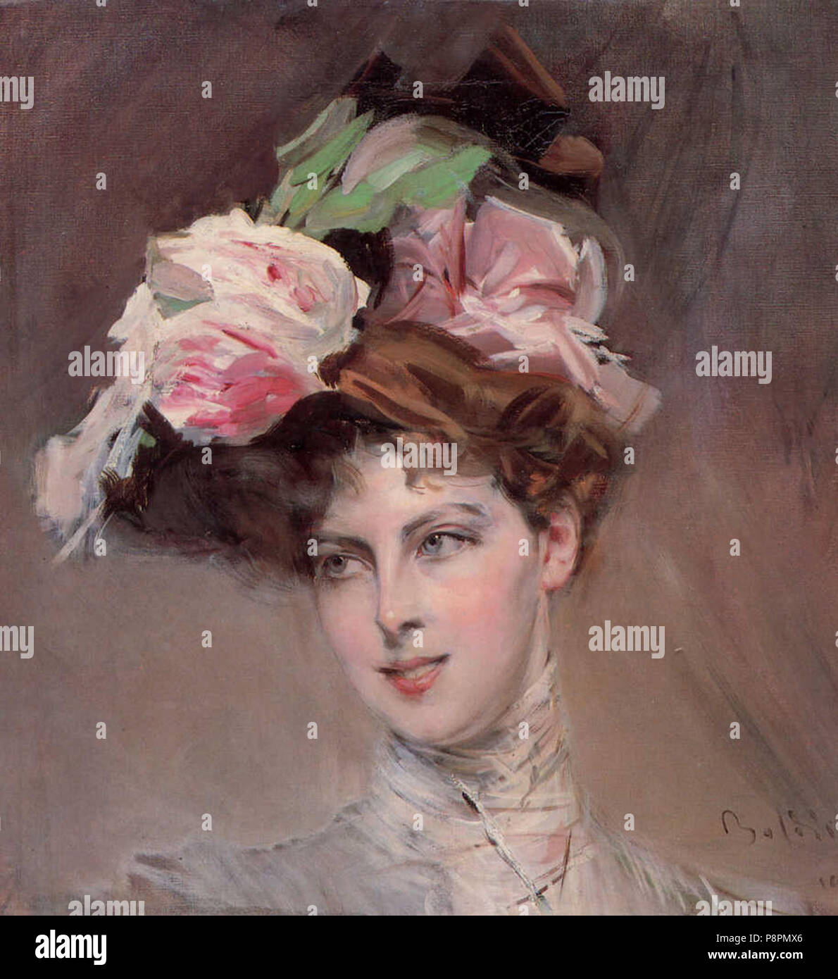 .   306 Giovanni Boldini - Beatrice Susanne Henriette van Bylandt - 1901 Stock Photo