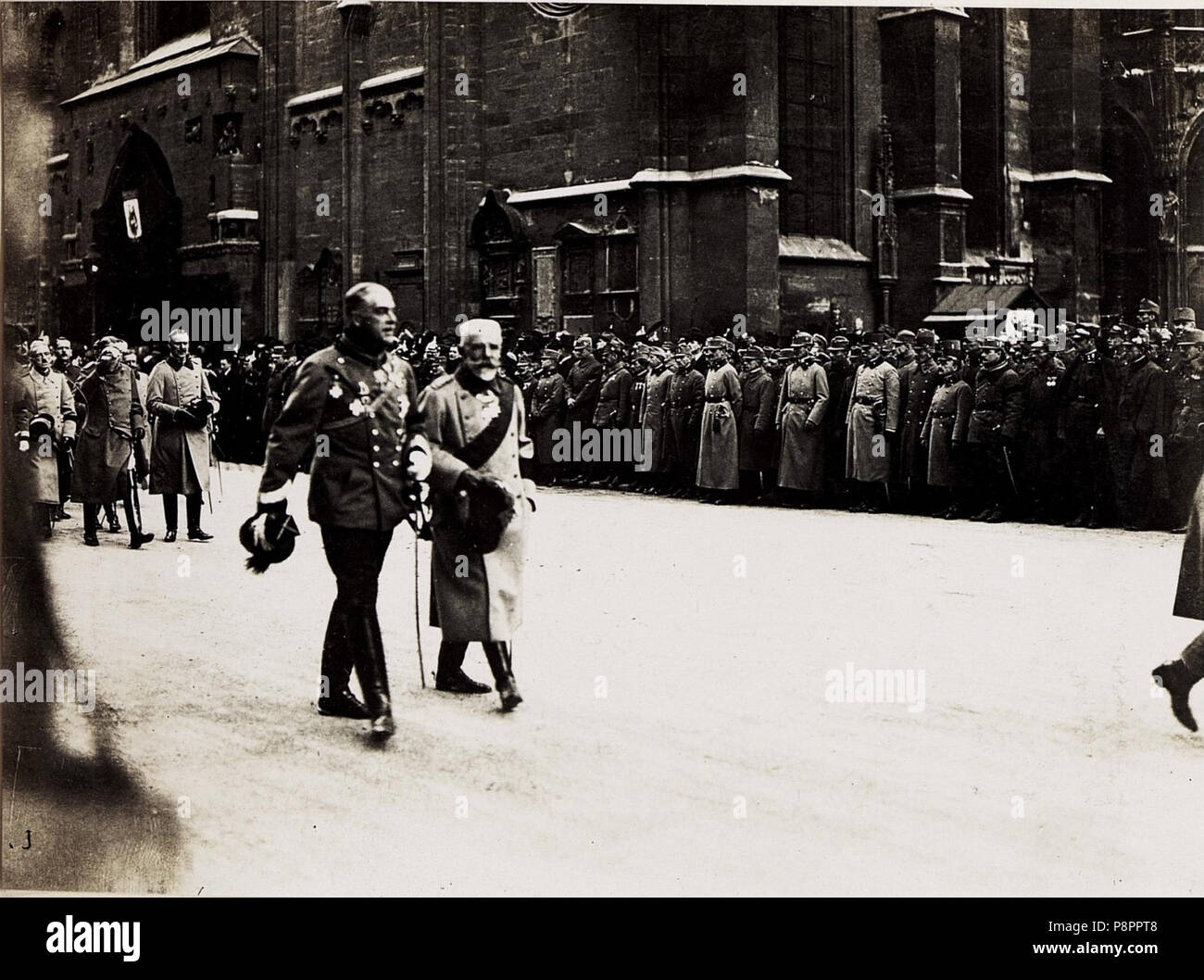 87 Das Begräbnis von Kaiser Franz Josef (BildID 15569891 Stock Photo