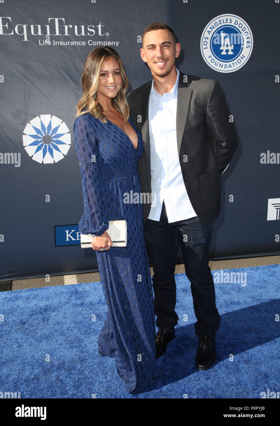 Celebrities attend the 4th Annual Los Angeles Dodgers Foundation Blue