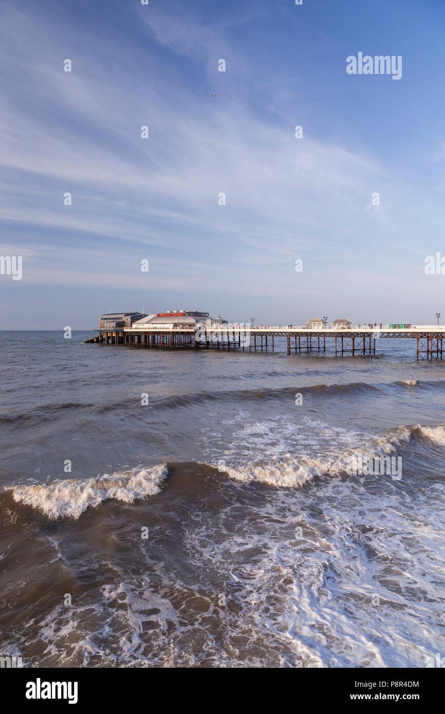 Cromer pier on the Norfolk coast, England Stock Photo
