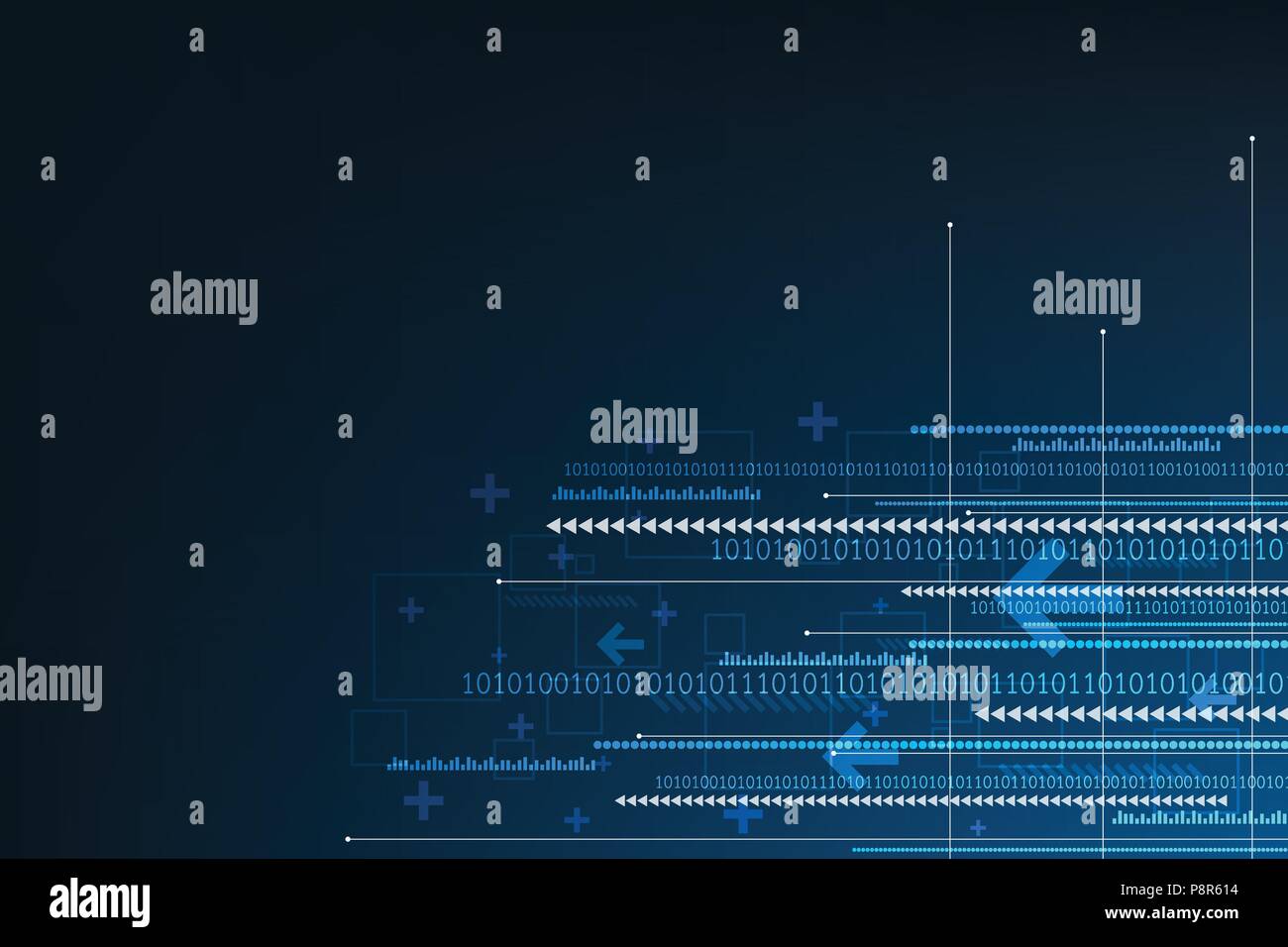 Vector abstract background technology innovation of the future Stock ...