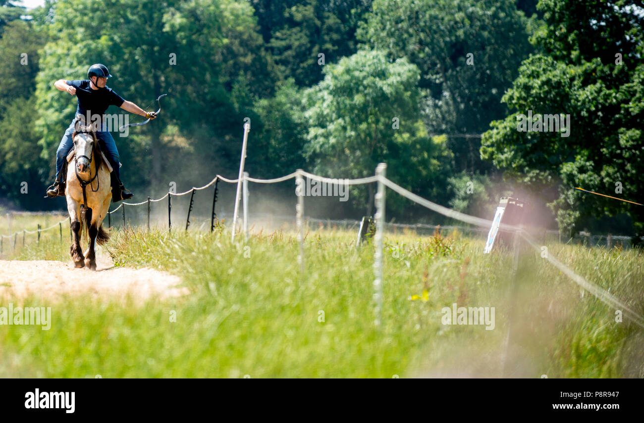 The Centre of Horseback Combat, set on the grounds Gaddesden Estate in