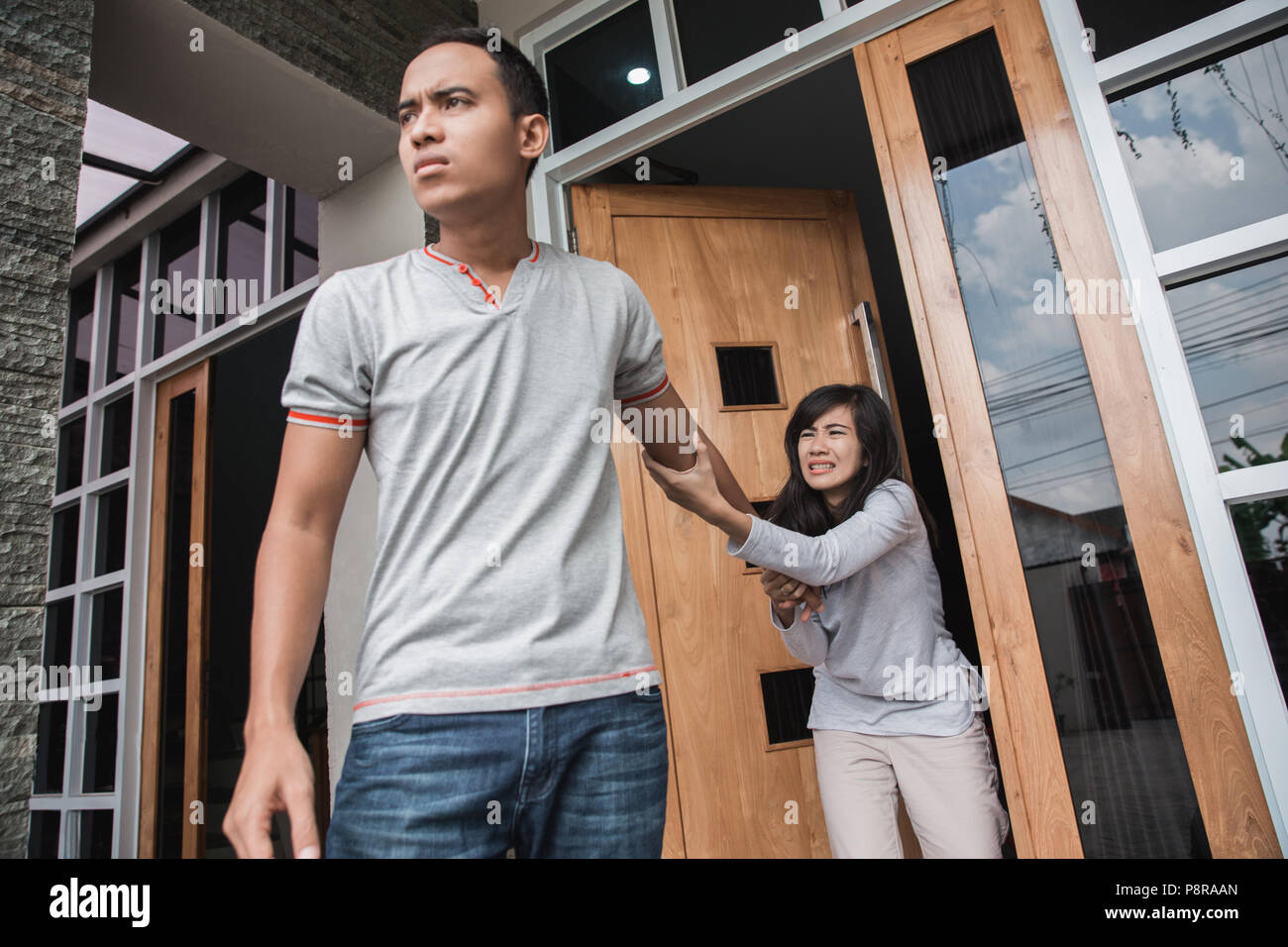 Divorce couple door hi-res stock photography and images - Alamy