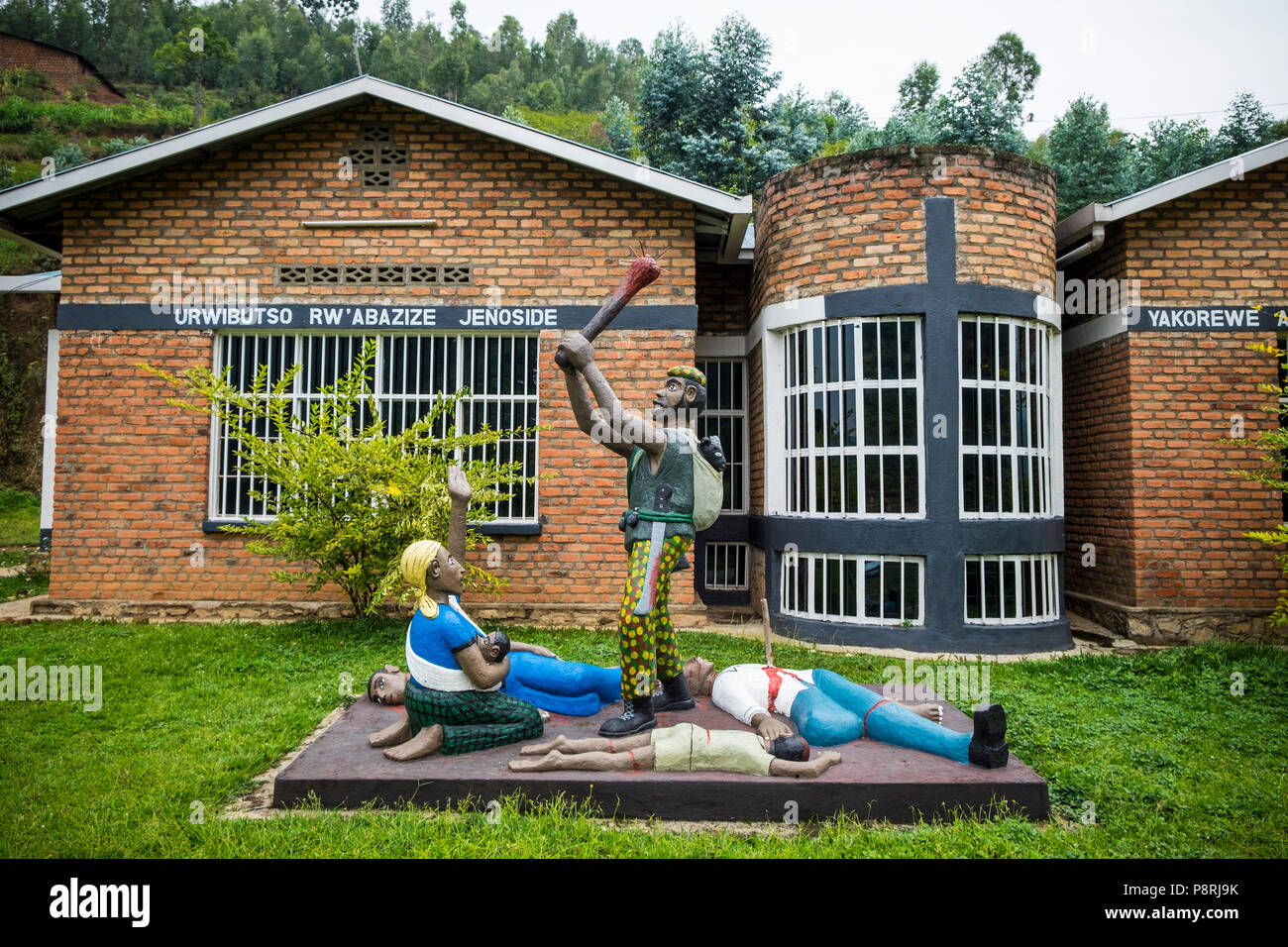 Rwanda,surrounding of Cyangugu,Genocide Memorial Stock Photo