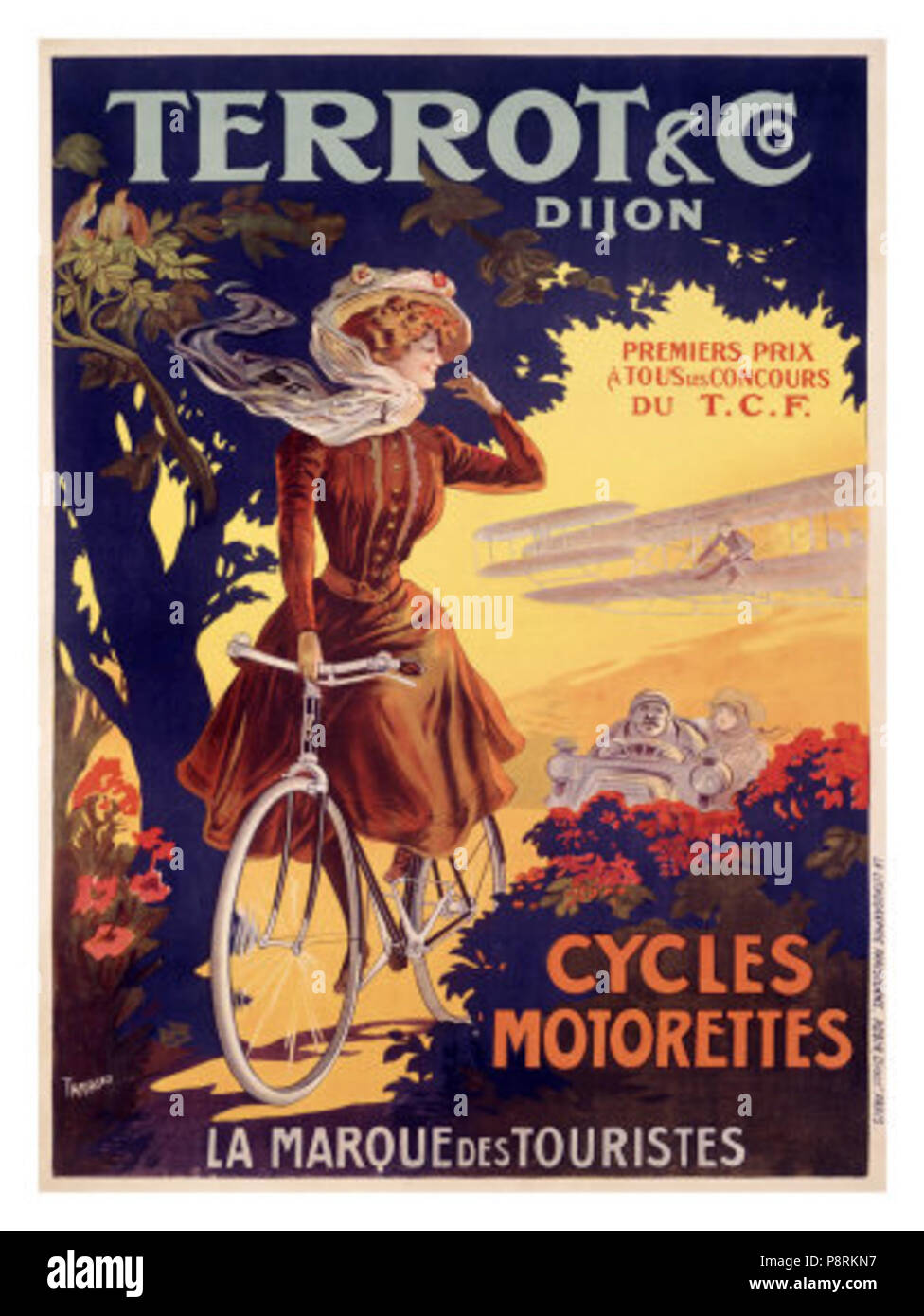 .   31 Affiche Cycles et motorettes Terrot Stock Photo
