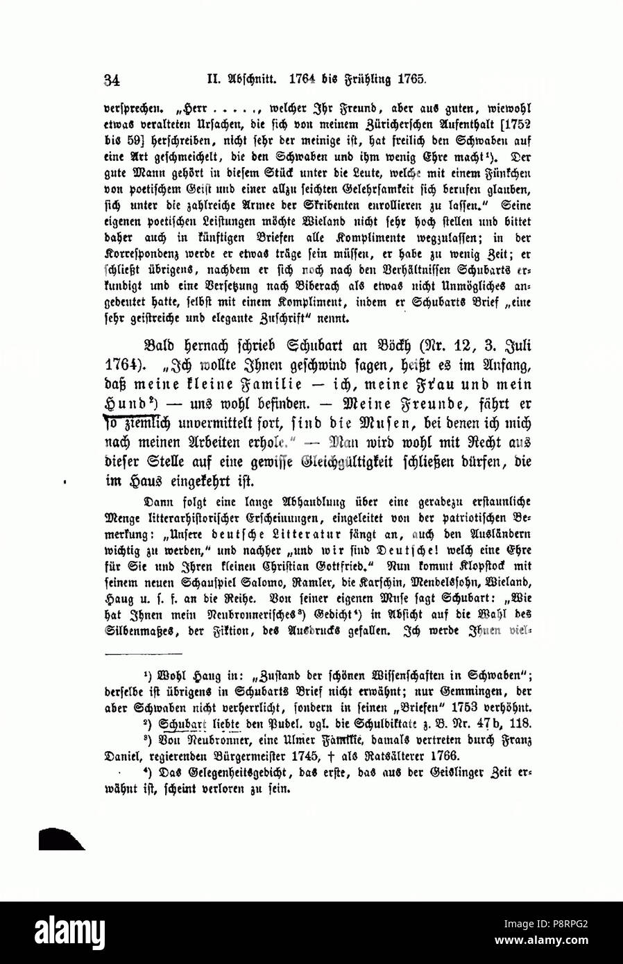 45 Aus Schubarts Leben und Wirken (Nägele 1888) 034 Stock Photo