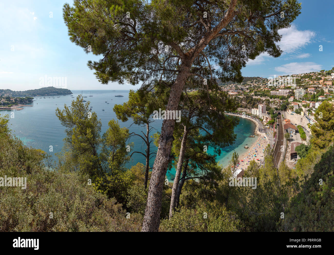 Plage des Marinières, Villefranche sur mer, France Stock Photo - Alamy