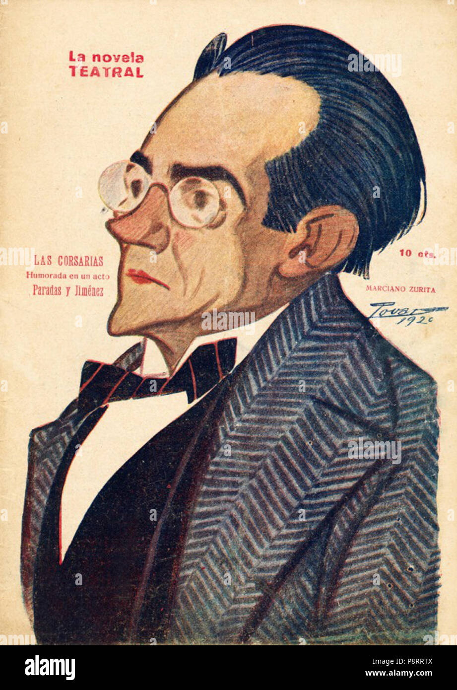 .   17 1920-02-29, La Novela Teatral, Marciano Zurita, Tovar Stock Photo