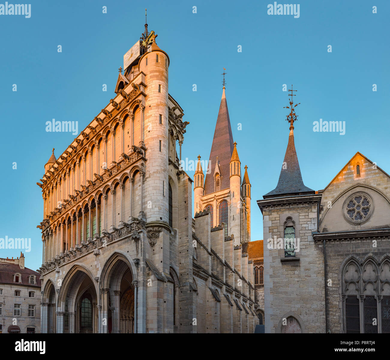 Eglise Notre Dame de Dijon, Dijon,  France Stock Photo