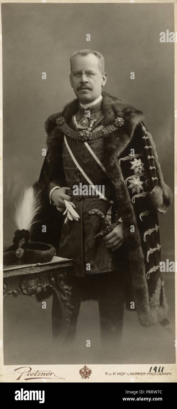 358 Kajetan Mérey von Kapos-Mére by Carl Pietzner, 1911 Stock Photo