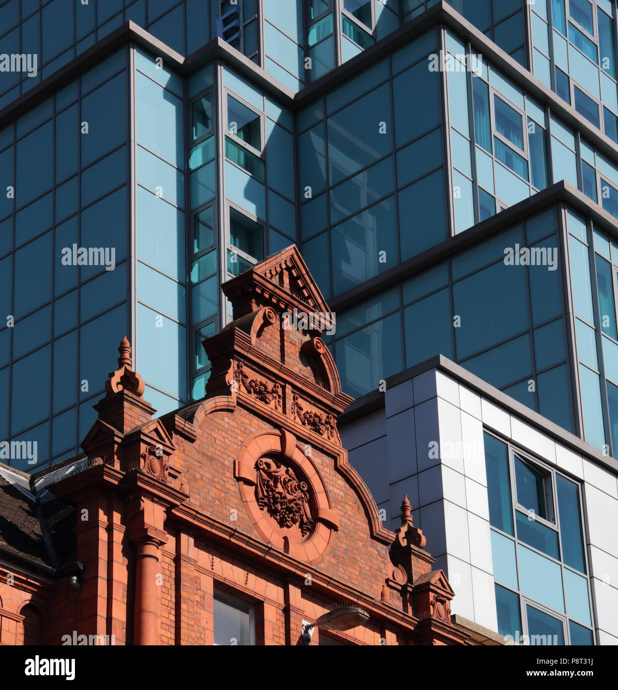 The Old and the New Architecture Stock Photo - Alamy