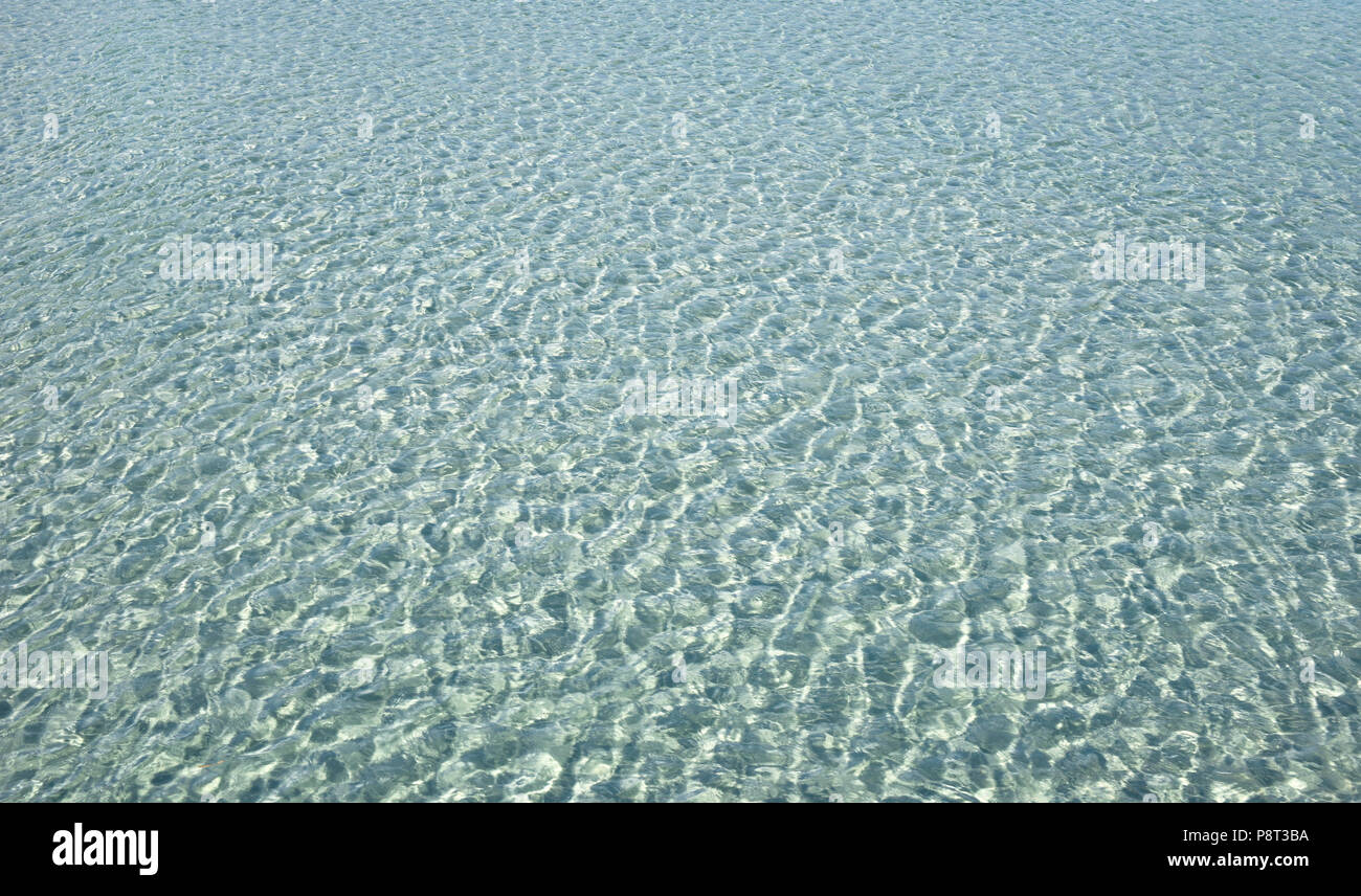 Sea surface background. Sun glare on the water Stock Photo - Alamy