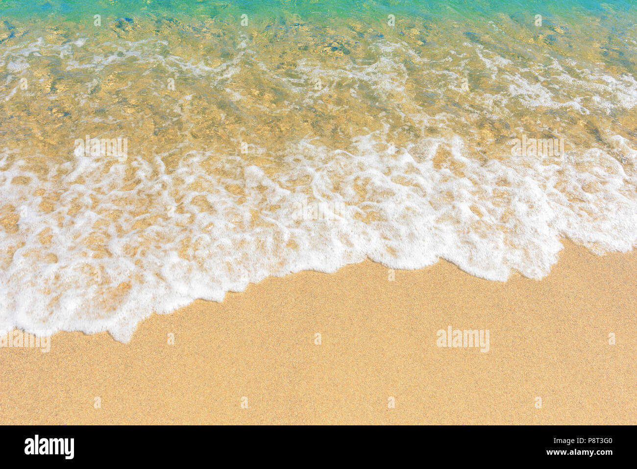Calm sea golden sandy shore hi-res stock photography and images - Alamy