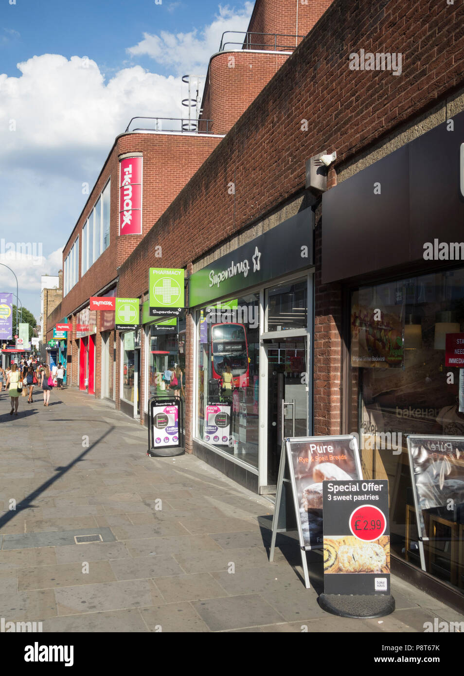 TK Maxx and Superdrug on King Street, Hammersmith, London, W6, UK Stock Photo Alamy