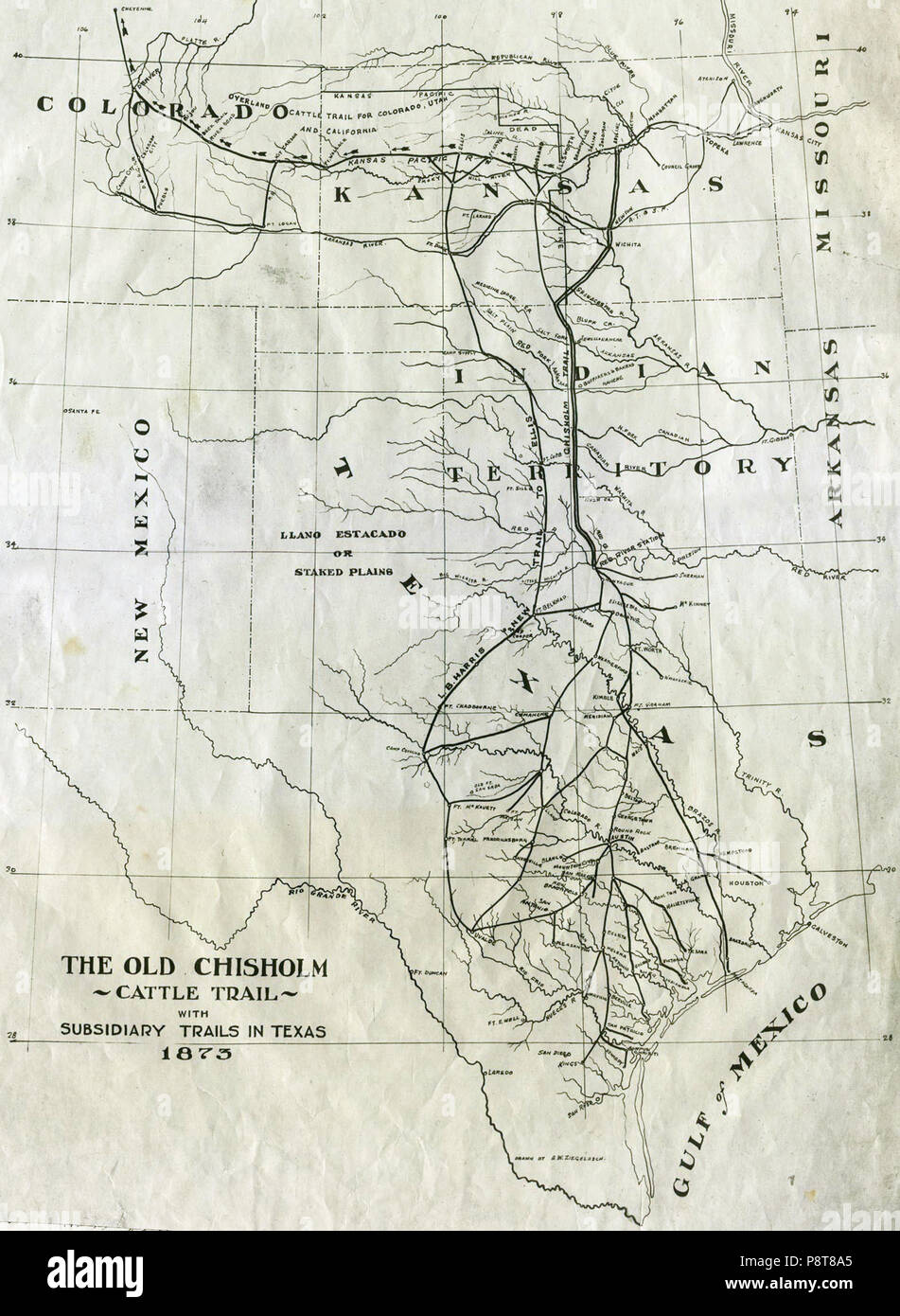 Chisholm trail hires stock photography and images Alamy