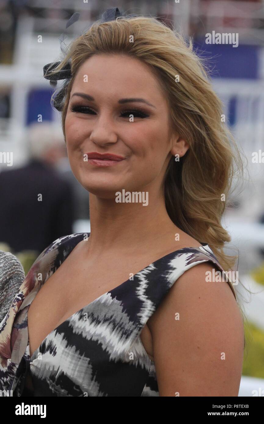Chester,Uk Sam and Billie Faiers attend Chester Races Ladies Day credit Ian Fairbrother/Alamy Stock Photos Stock Photo