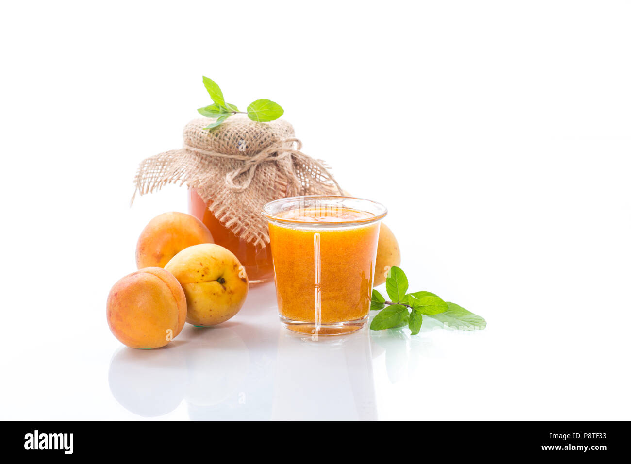 Apricot syrup jar hi-res stock photography and images - Alamy