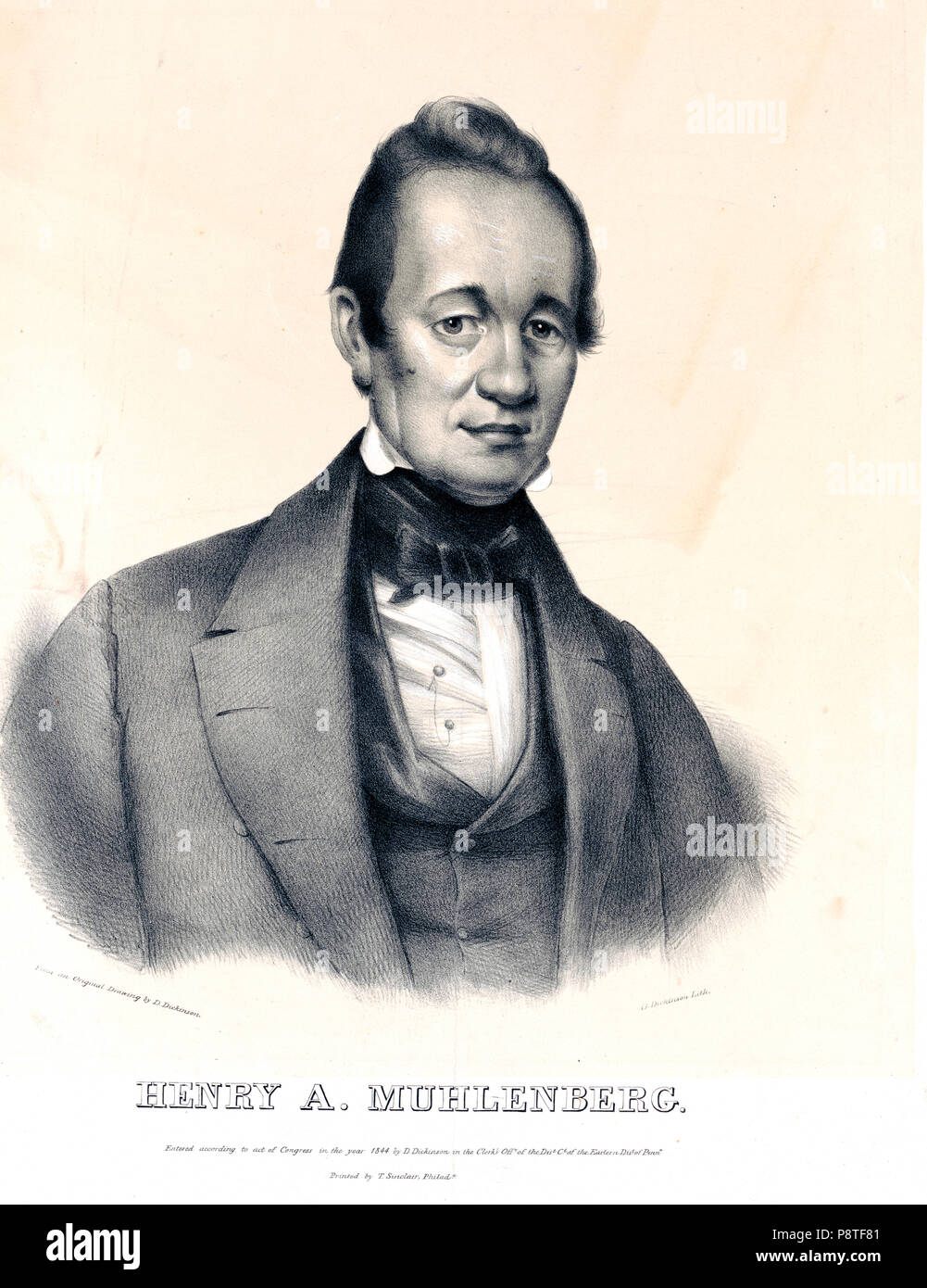 Henry A. Muhlenberg ca 1844 Stock Photo