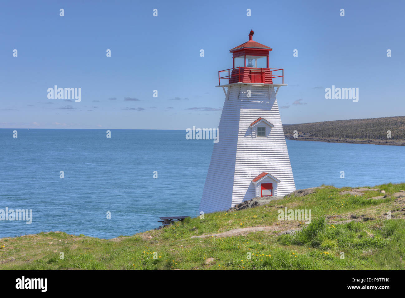The Boar’s Head Lighthouse in Nova Scotia Stock Photo - Alamy