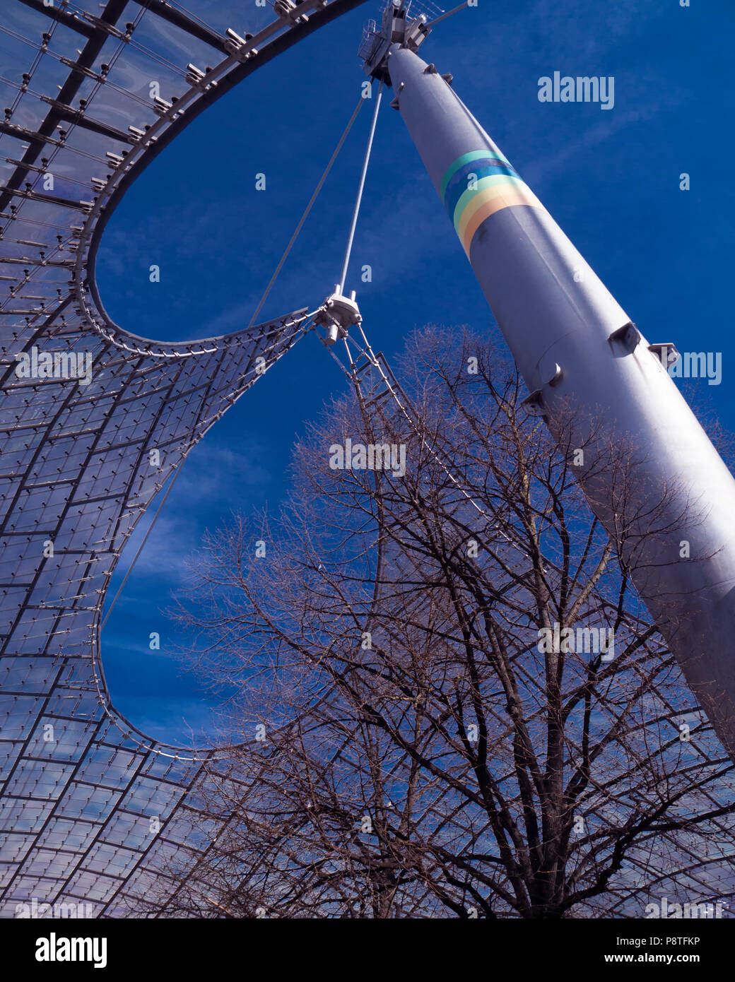 Olympic tower with olympic tent roof hi-res stock photography and ...