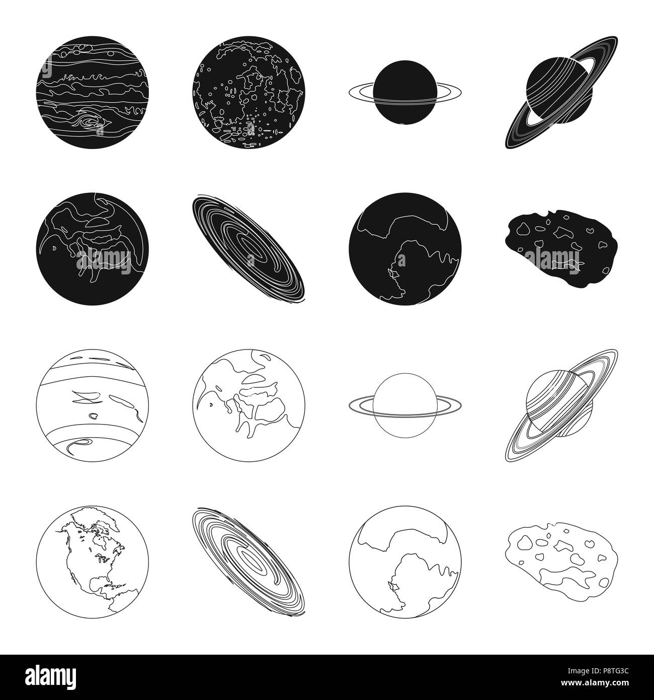 Mercury Pluto Of The Planet Of The Solar System A Black