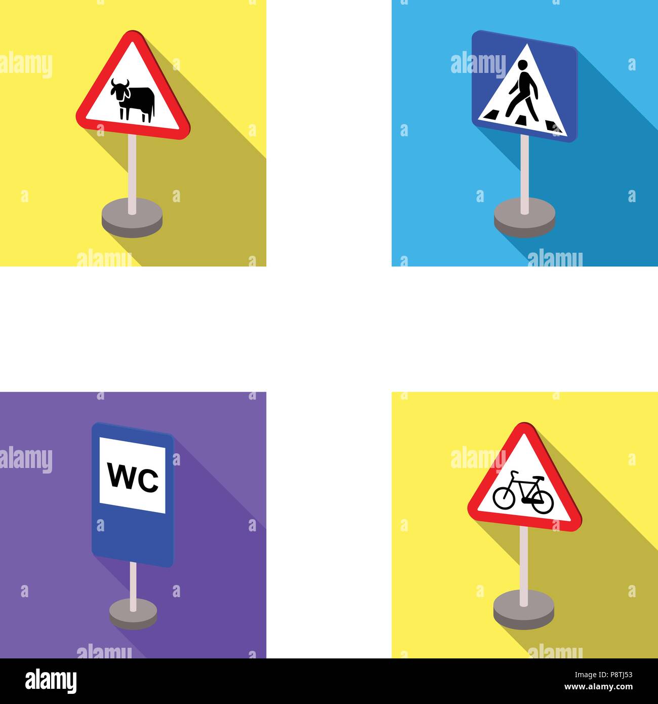 Types of pedestrian crossing hi-res stock photography and images - Alamy