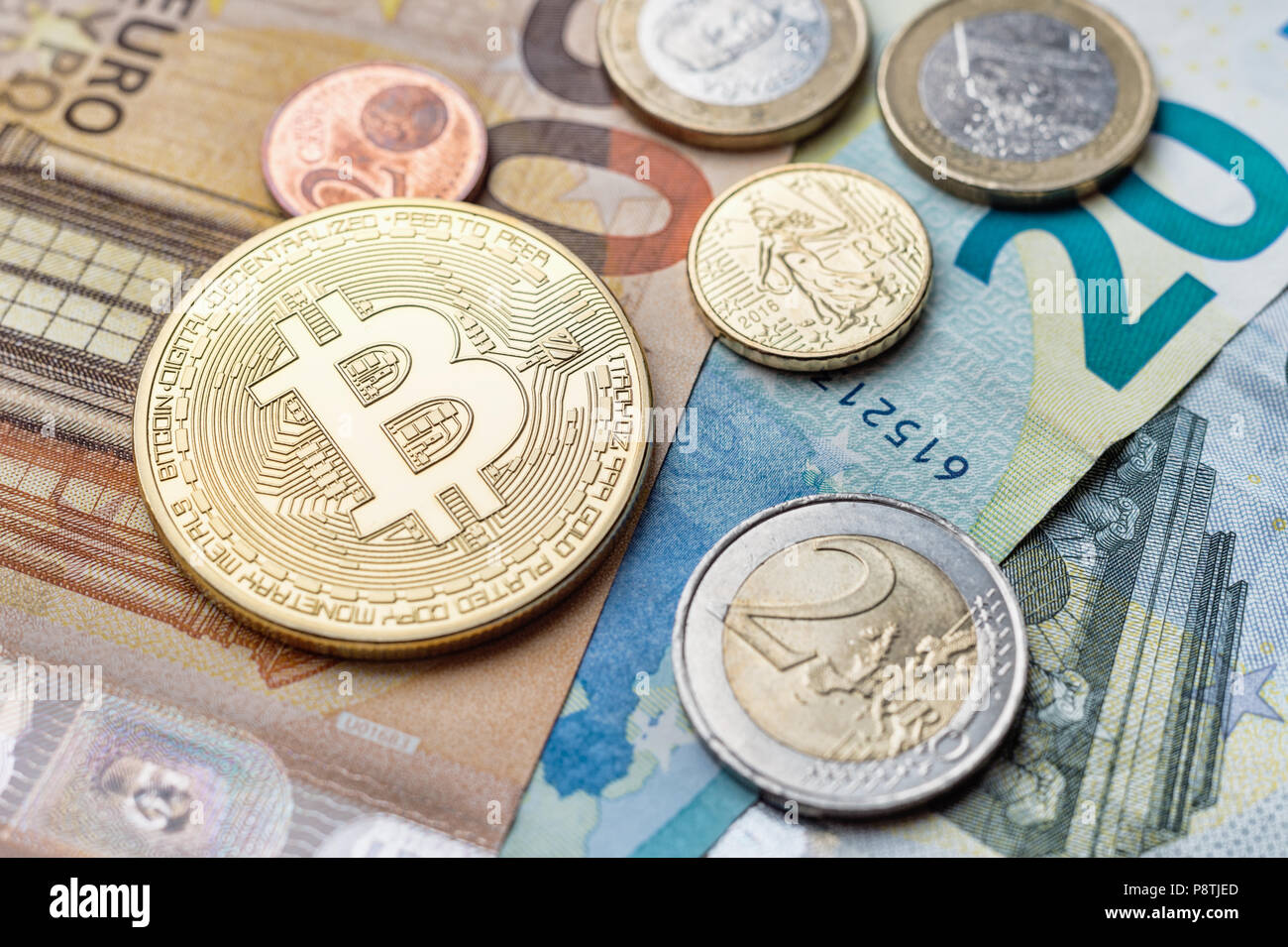 Euro banknotes euro coin hi-res stock photography and images - Alamy