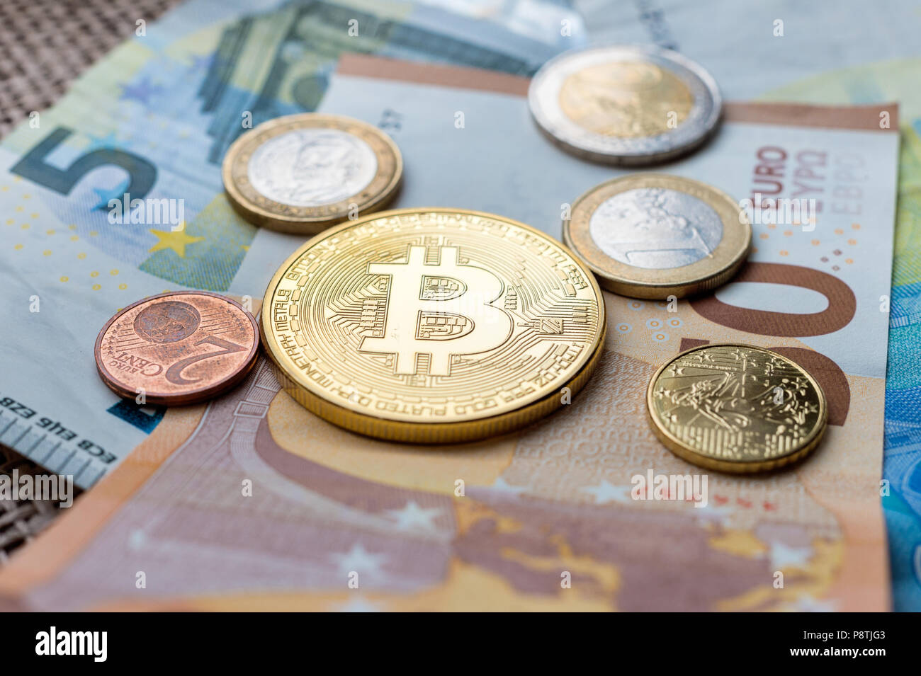 Real euro coin hi-res stock photography and images - Page 2 - Alamy