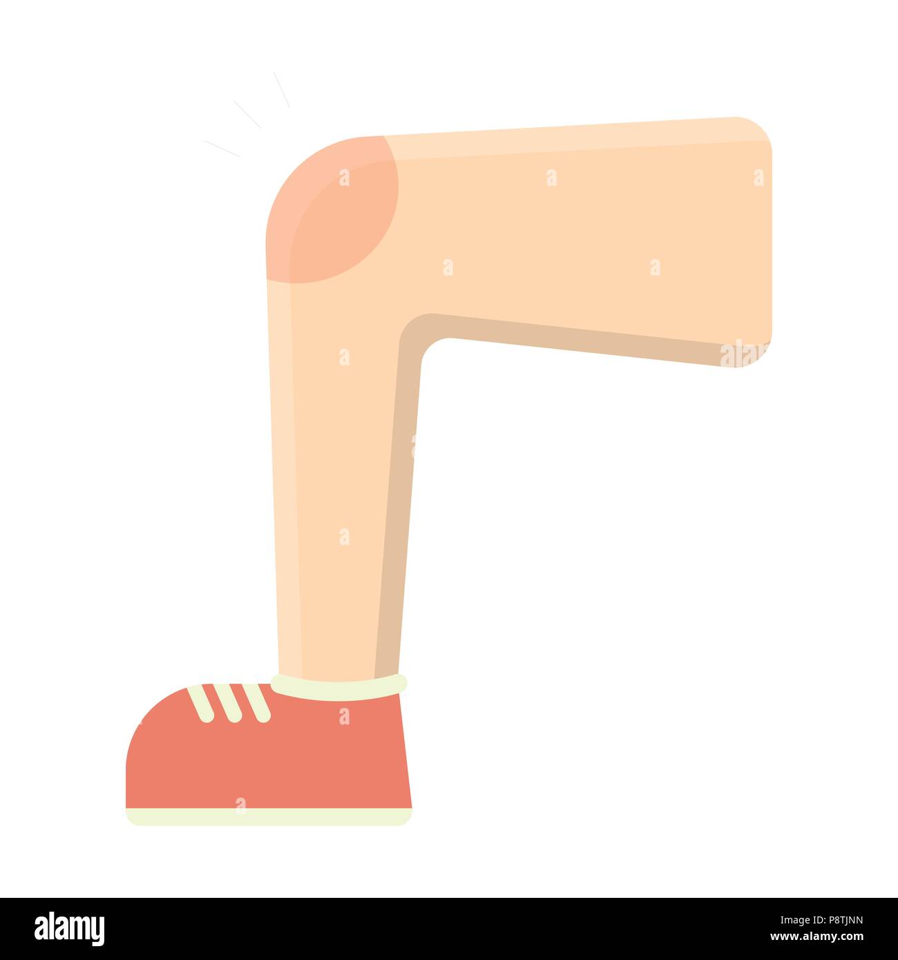 Knee injury icon cartoon. Single sick icon from the big ill, disease cartoon  Stock Vector Image & Art - Alamy