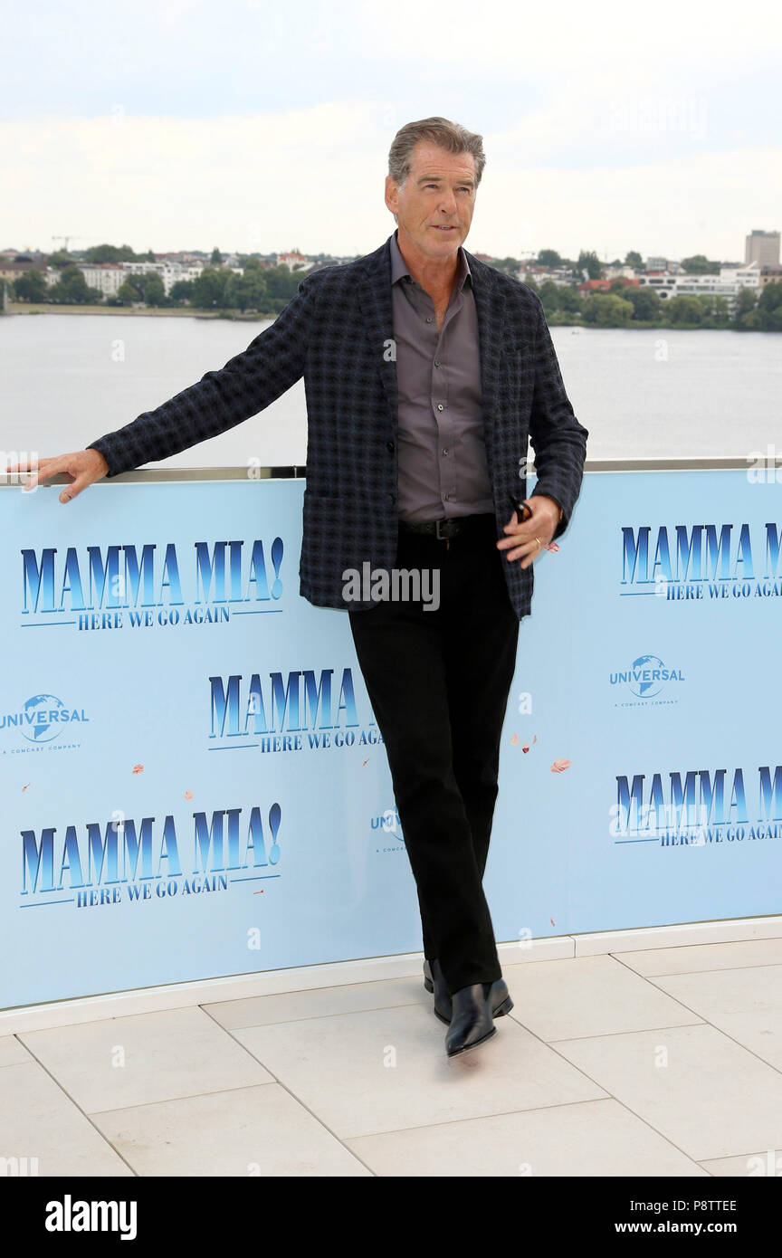 Pierce Brosnan during the 'Mamma Mia! Here we go again' photocall at