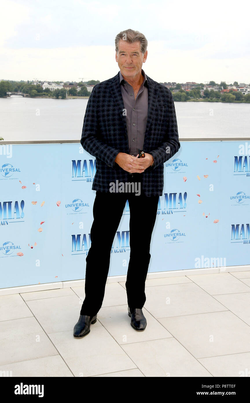 Pierce Brosnan during the 'Mamma Mia! Here we go again' photocall at
