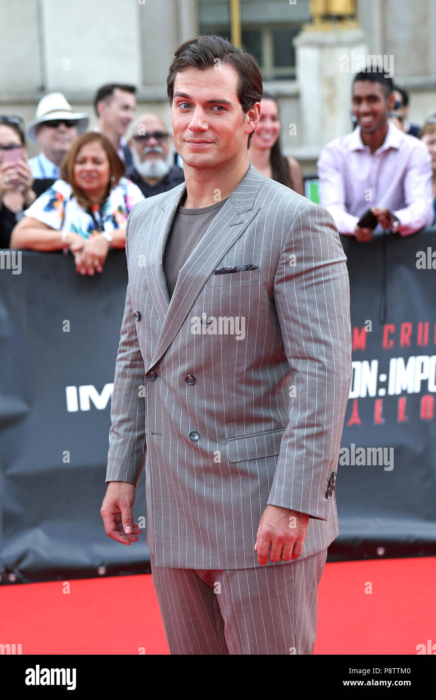 Henry Cavill attending the 'Mission: Impossible - Fallout' world premiere at Palais de Chaillot on July 12, 2018 in Paris, France. Stock Photo