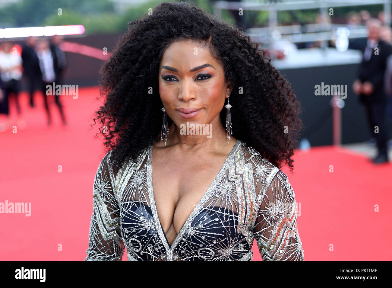 Angela Bassett attending the 'Mission: Impossible - Fallout' world premiere at Palais de Chaillot on July 12, 2018 in Paris, France. Stock Photo