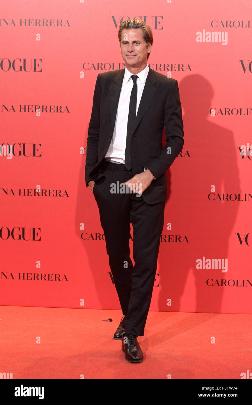 Mark Vanderloo attending the Vogue 30th Anniversary Party at Casa Velazquez on July 12, 2018 in Madrid, Spain. Stock Photo