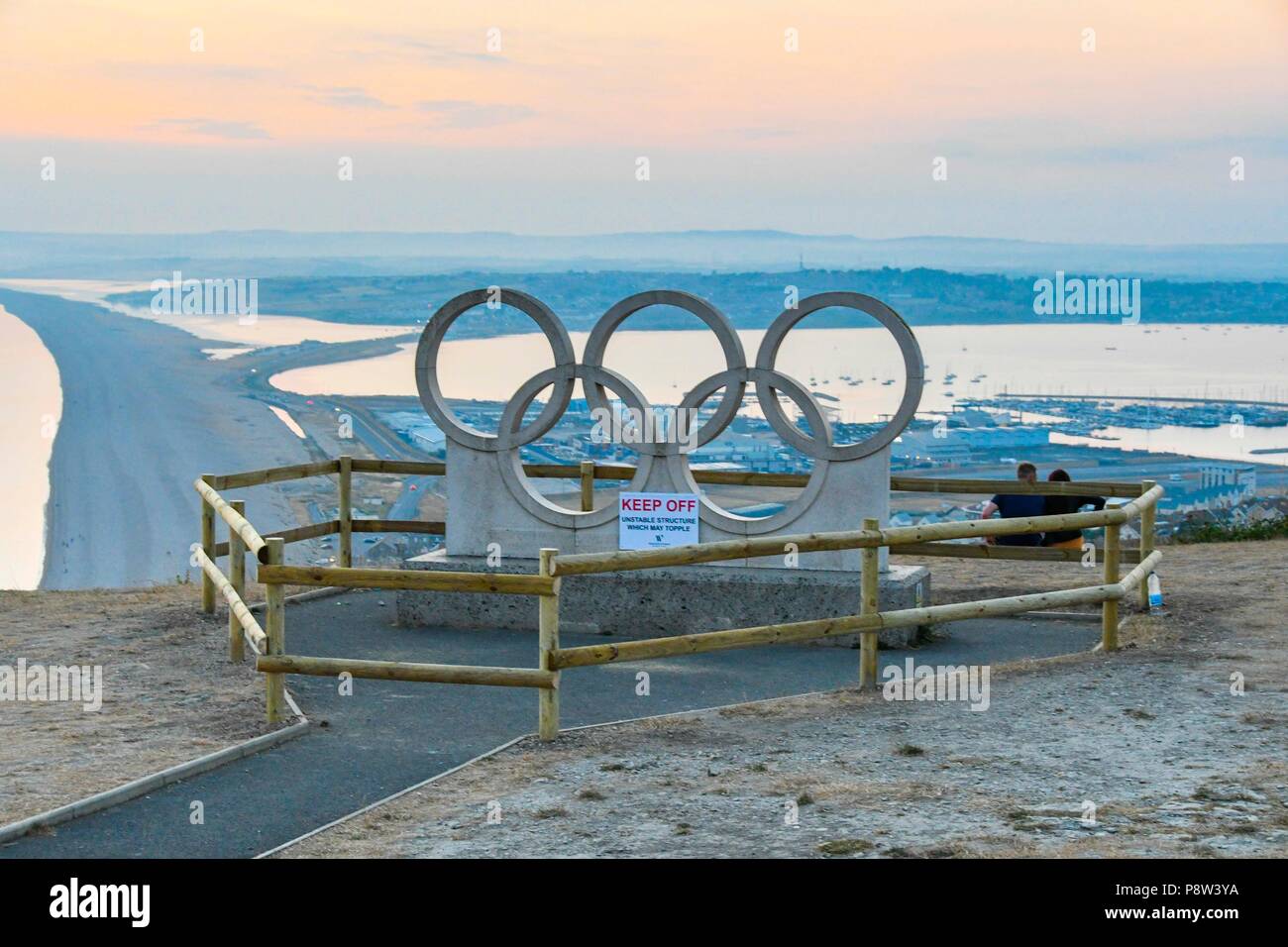 Olympic rings stone sculpture hires stock photography and images Alamy