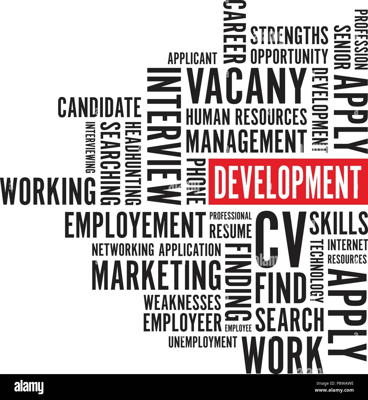 development word background Stock Vector Image & Art - Alamy