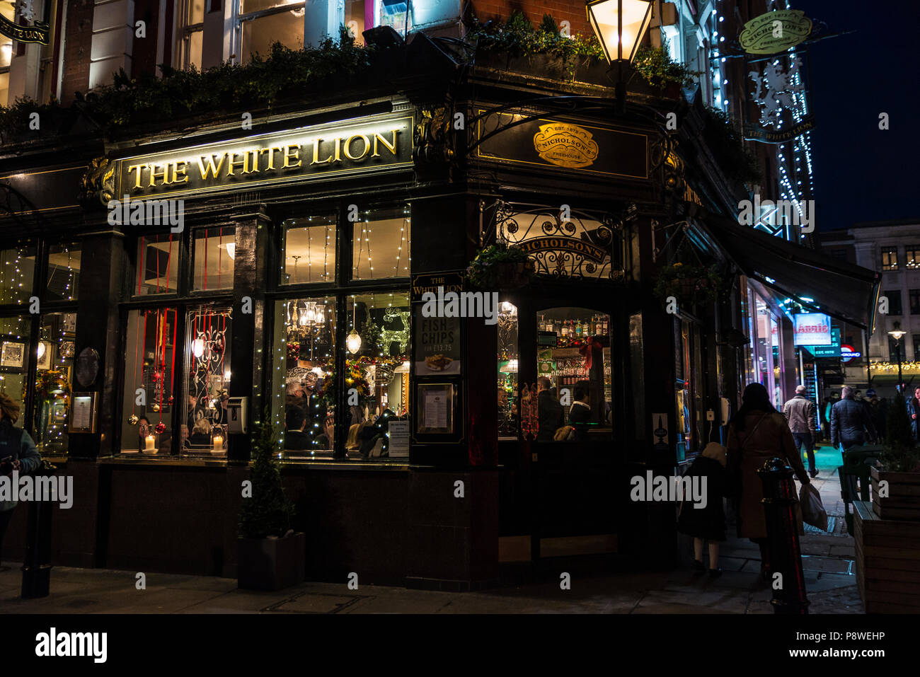 London, United Kingdom January 1, 2017 Typical english pub called