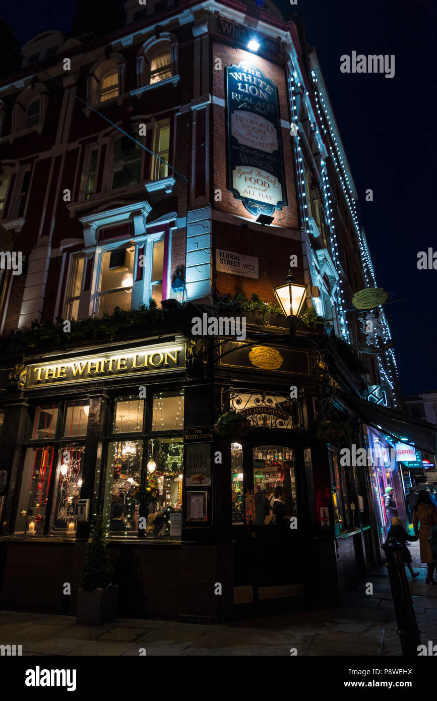 London, United Kingdom January 1, 2017 Typical english pub called