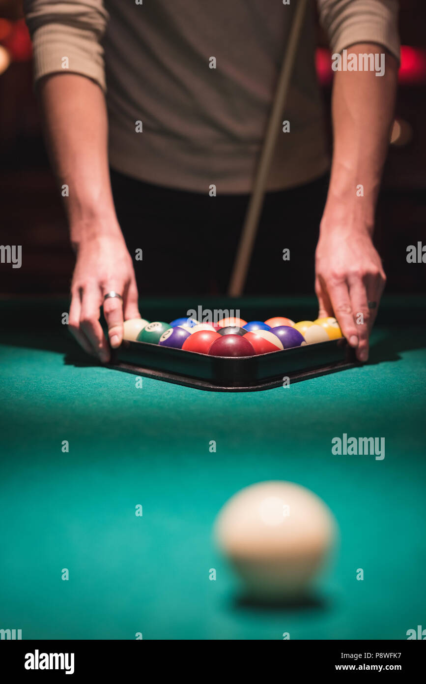 Snooker triangle hires stock photography and images Alamy
