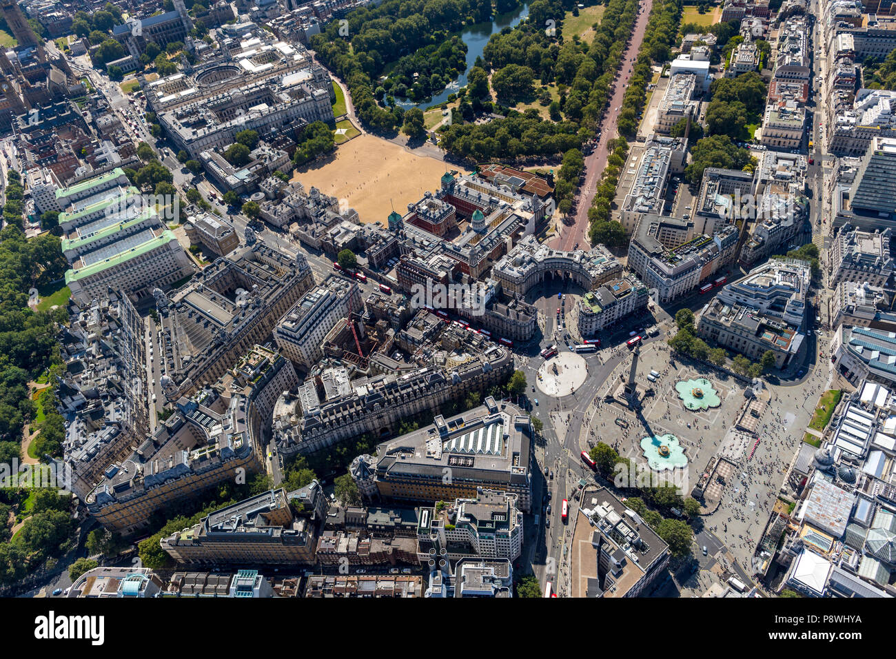 Trafalgar square station hi-res stock photography and images - Alamy
