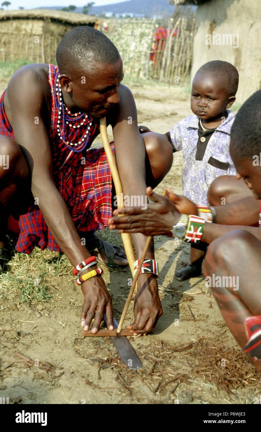 Maasai Semi Nomadic People Located In High Resolution ...