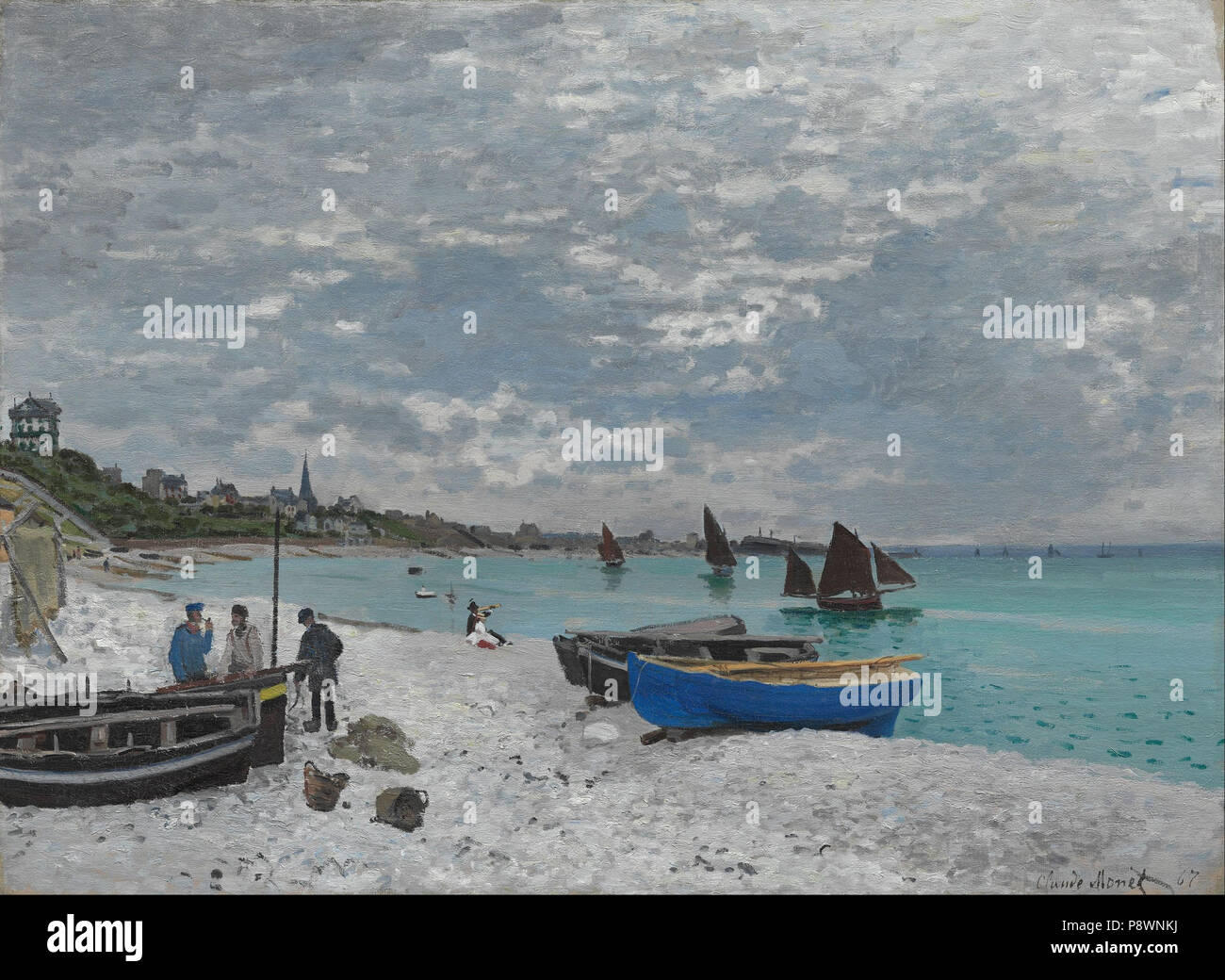 82 Claude Monet The Beach At Sainte Adresse Stock Photo Alamy 82 Claude Monet The Beach At Sainte Adresse Stock Photo Alamy