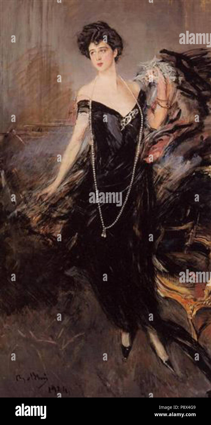 64 Boldini - portrait-of-donna-franca-florio-1924 Stock Photo - Alamy